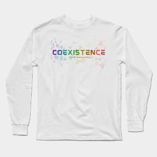 Rainbow logo Coexistence Long Sleeve T-Shirt